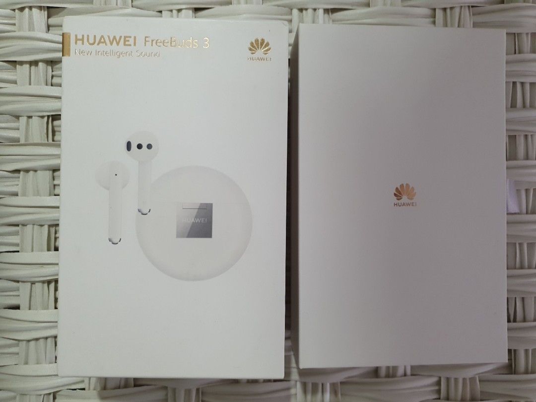 Huawei Freebuds 3 (Category: Earphones) located in Quezon City. Submitted by packship_41 (Listing ID 1207921504, Image 1). Description: Like new. Only tried once and still liked using my headphones. rfs: not using.
