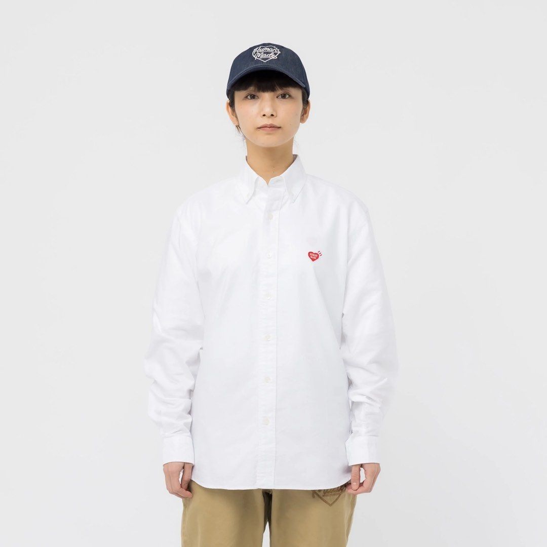 35％OFF HUMANMADE OXFORD BD L S SHIRT WHITE XL asakusa.sub.jp