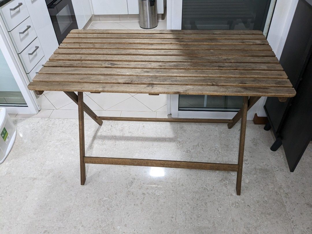 IKEA foldable table for 4, ASKHOLMEN, Furniture & Home Living, Furniture, Tables & Sets on Carousell