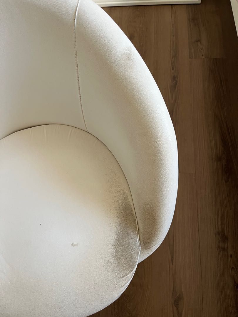 IKEA SKRUVSTA Swivel chair (Ysane white), Furniture & Home Living