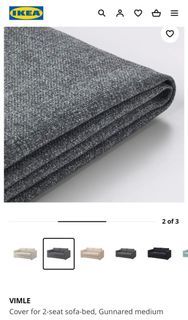 IKEA Sofa Bed Cover (Vimle 2-Seat)