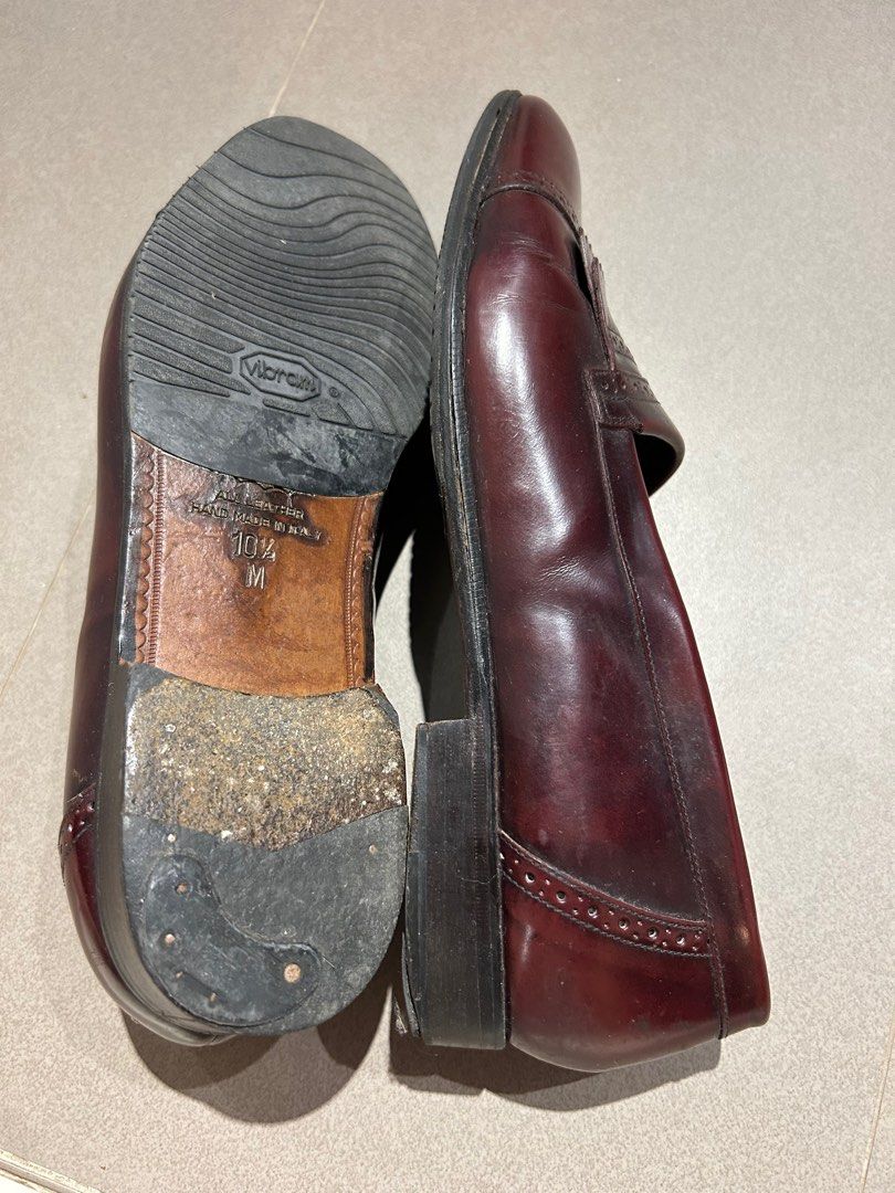 Italian leather shoes Vibram soles, Men's Fashion, Footwear, Dress Shoes on Carousell