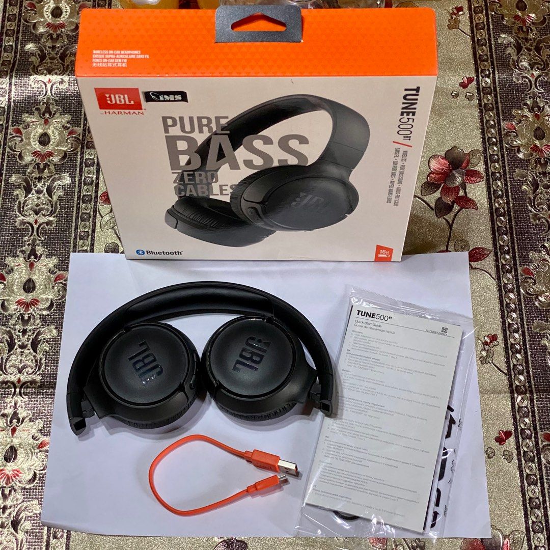JBL Tune T500BT / T 500 BT / T500 BT Bluetooth Headphone, Electronics