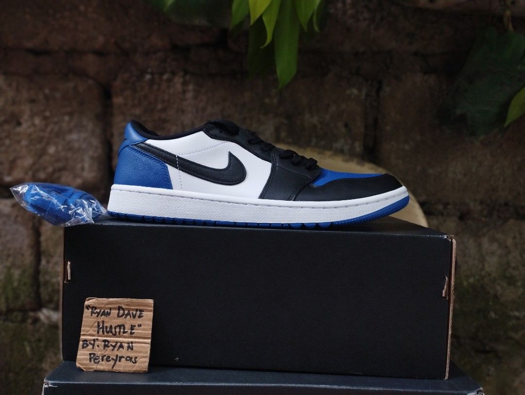 Jordan 1 Low Golf Royal Toe, Men's Fashion, Footwear, Sneakers on Carousell