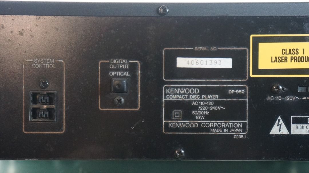 Kenwood DP950 Compact Disc (CD) Player, Audio, Other Audio Equipment