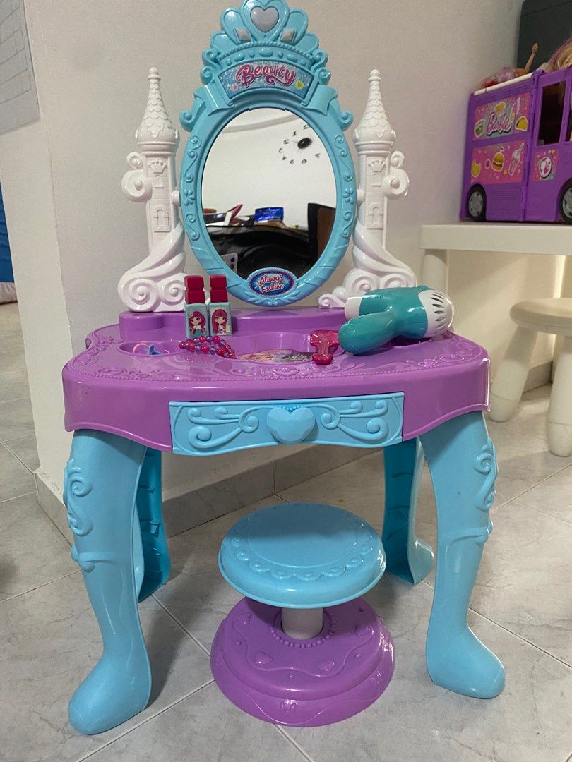 My Beauty Vanity - SMOBY - blue light solid with design