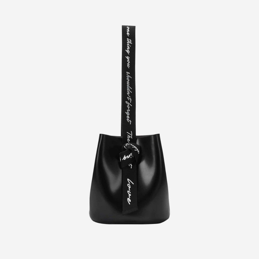 Kwani Asymmetrical Knot Bucket Bag