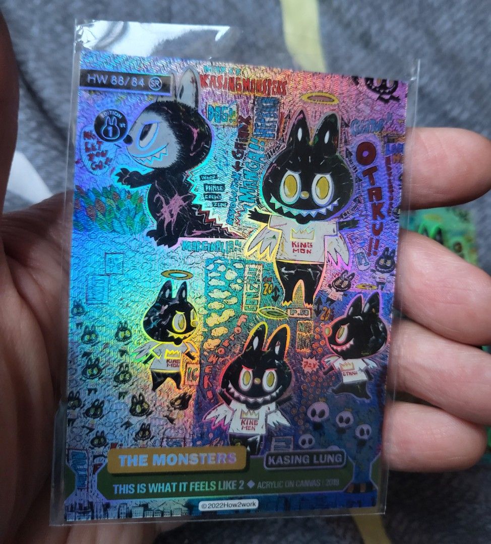 HOW2WORK Labubu The Monsters 限定カード付 The Monsters Toys Labubu Blind Box Series by Kasing Lung x