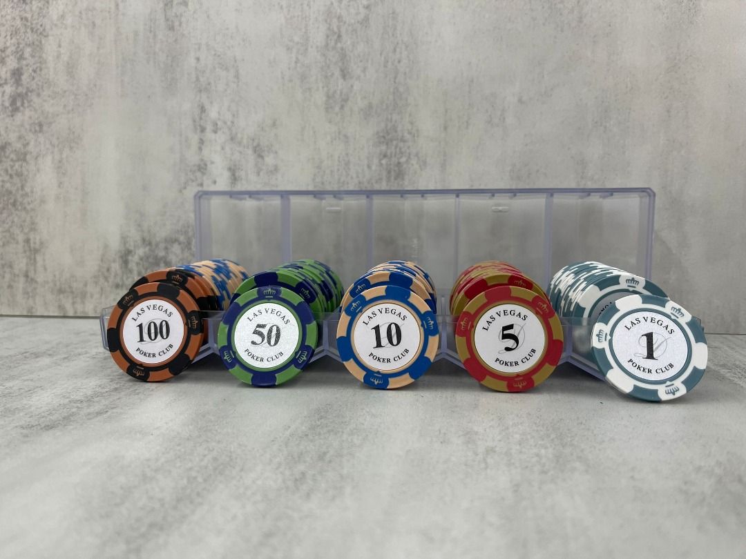 Las Vegas Poker Mahjong Chip Set (H0187), Hobbies & Toys, Toys & Games