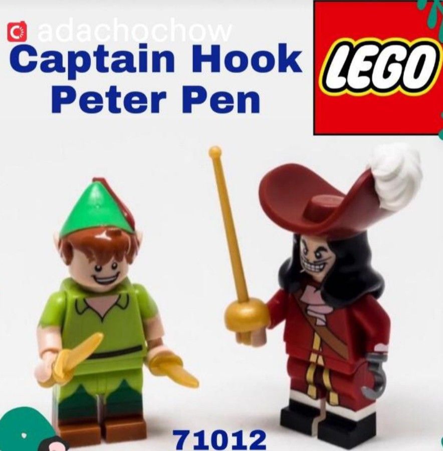 Lego 71012 Collectible Minifigures Disney Series Pater Pen