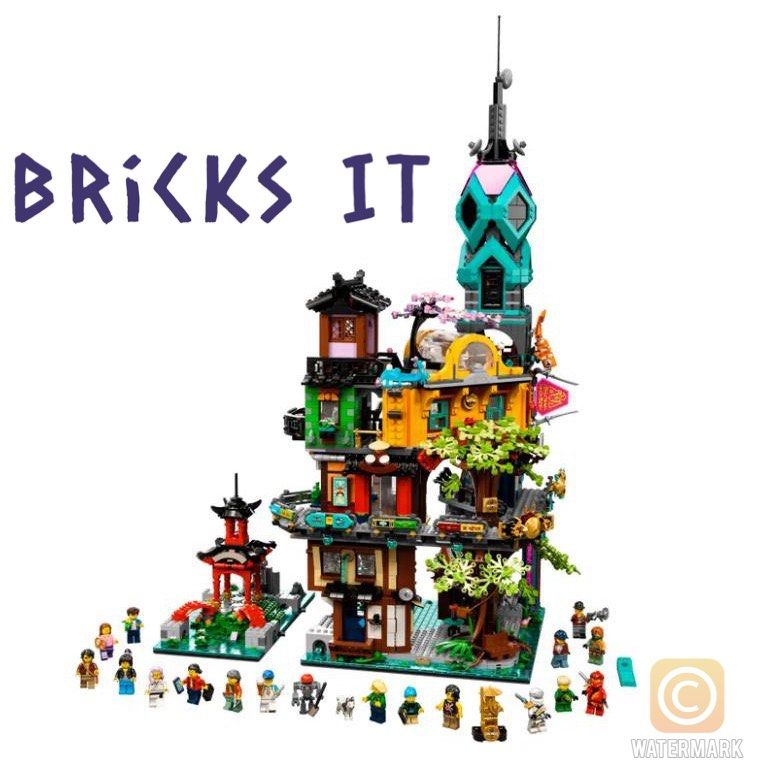 Lepin NINJAGO City Garden Building 71741 Compatible