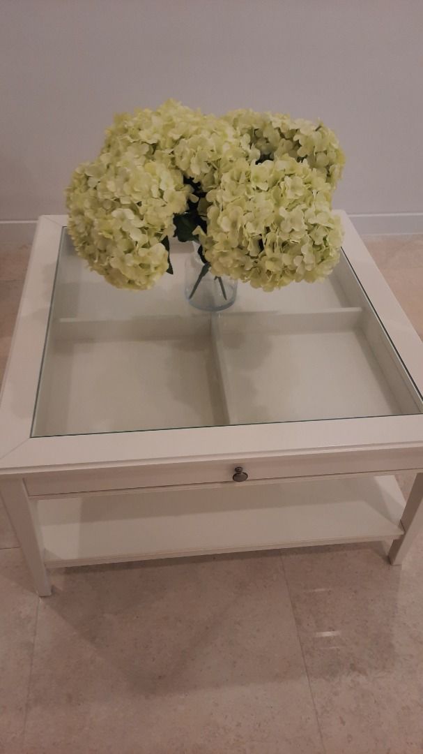 IKEA LIATORP Glass Top Table, Furniture & Home Living, Furniture