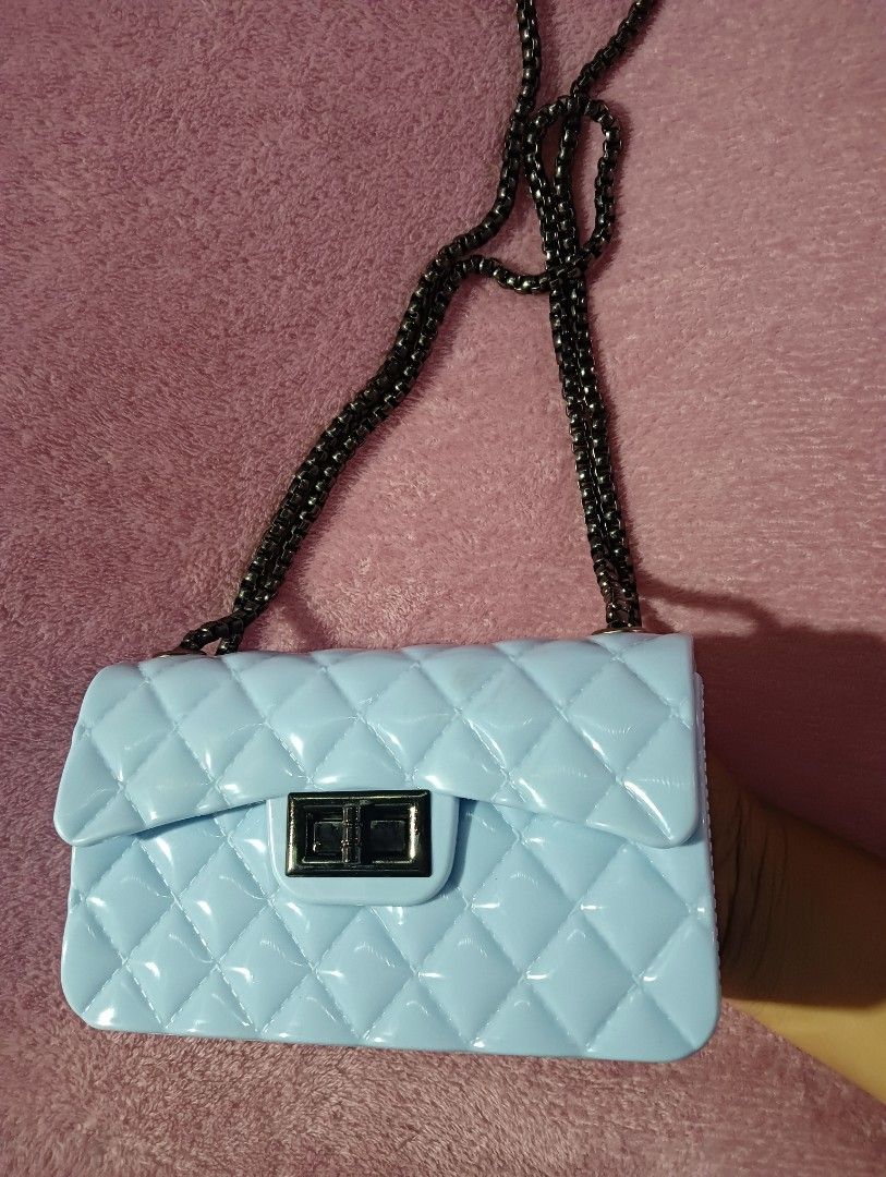 LIght blue cute jelly bag for sale Women s Fashion Bags