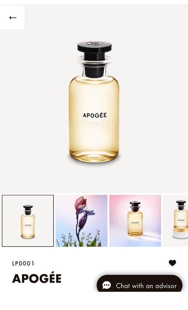 Louis Vuitton perfume LV 香水Apogee 全新full set, 美容＆化妝品