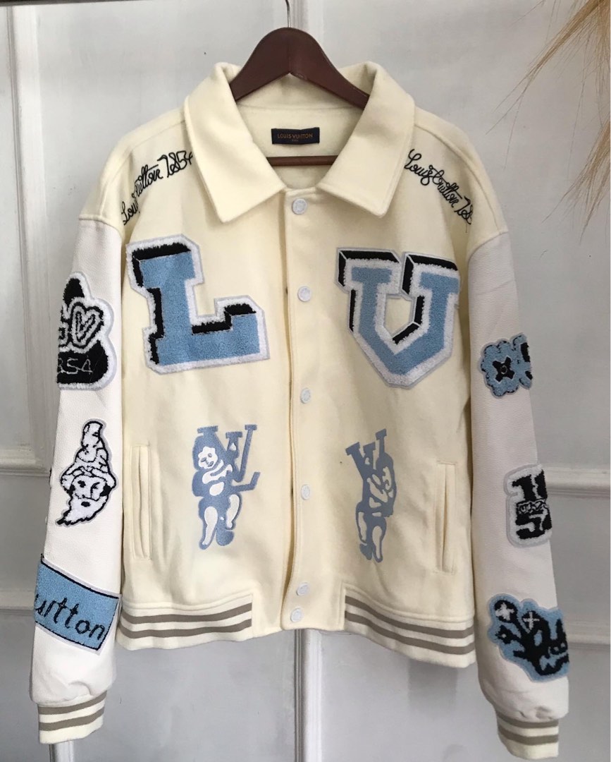 Louis Vuitton Varsity Jacket  Jaket, Model pakaian, Pakaian