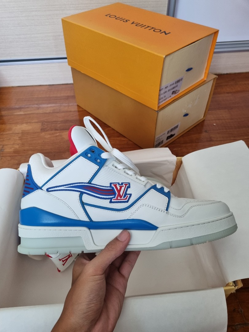 LOUIS VUITTON LV TRAINER MAXI SNEAKER (All sizes available), Luxury,  Sneakers & Footwear on Carousell