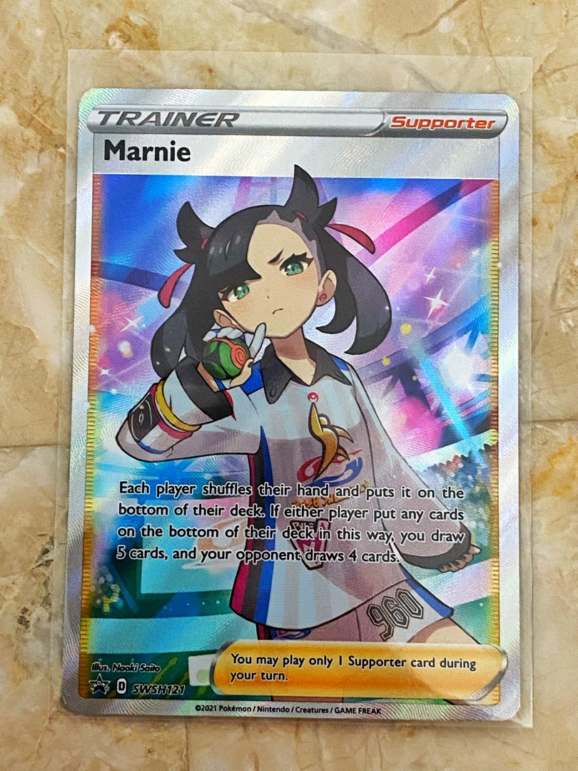Marnie Full Art SWSH, Hobbies & Toys, Toys & Games on Carousell