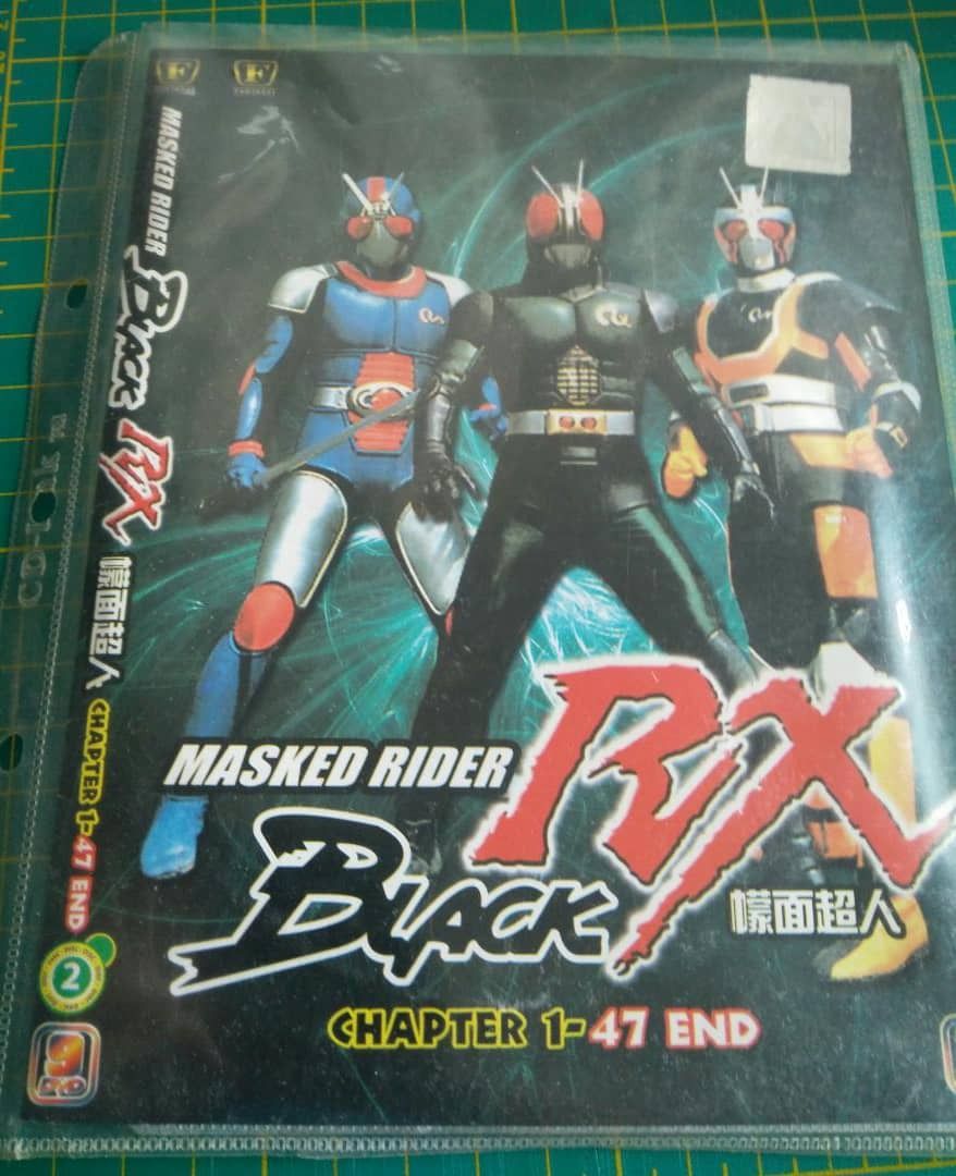 Mask Rider Black RX Full DVD, Hobbies & Toys, Toys & Games on Carousell