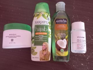 Masker toner haircare bodycore skincare bioaqua mustika ratu whitelab sari rayu