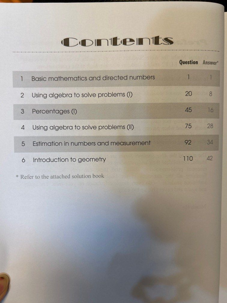 Math exercise form 1 carousell