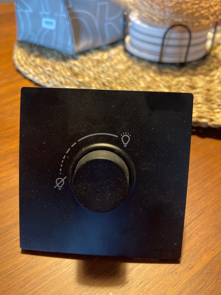 Matt black legrand dimmer switch, TV & Home Appliances, Electrical, Adaptors & Sockets on Carousell