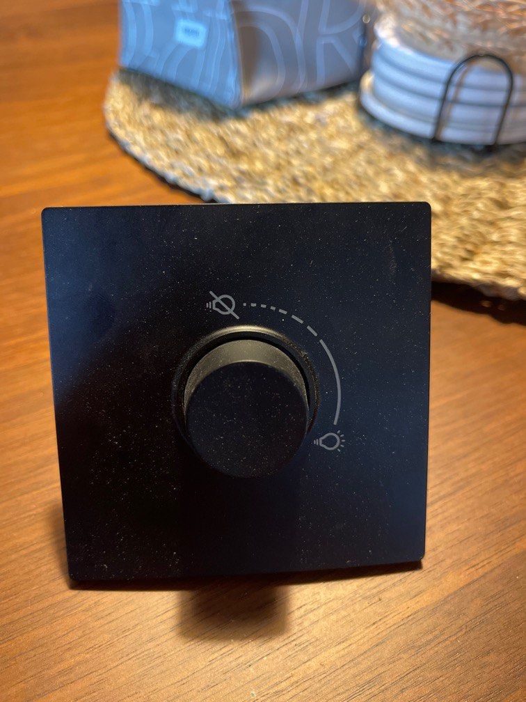 Matt black legrand dimmer switch, TV & Home Appliances, Electrical, Adaptors & Sockets on Carousell