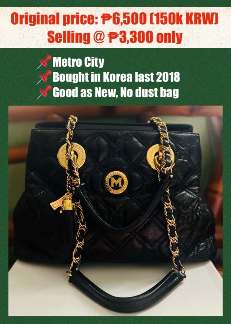 Metrocity Leather Backpack, Luxury, Bags & Wallets on Carousell