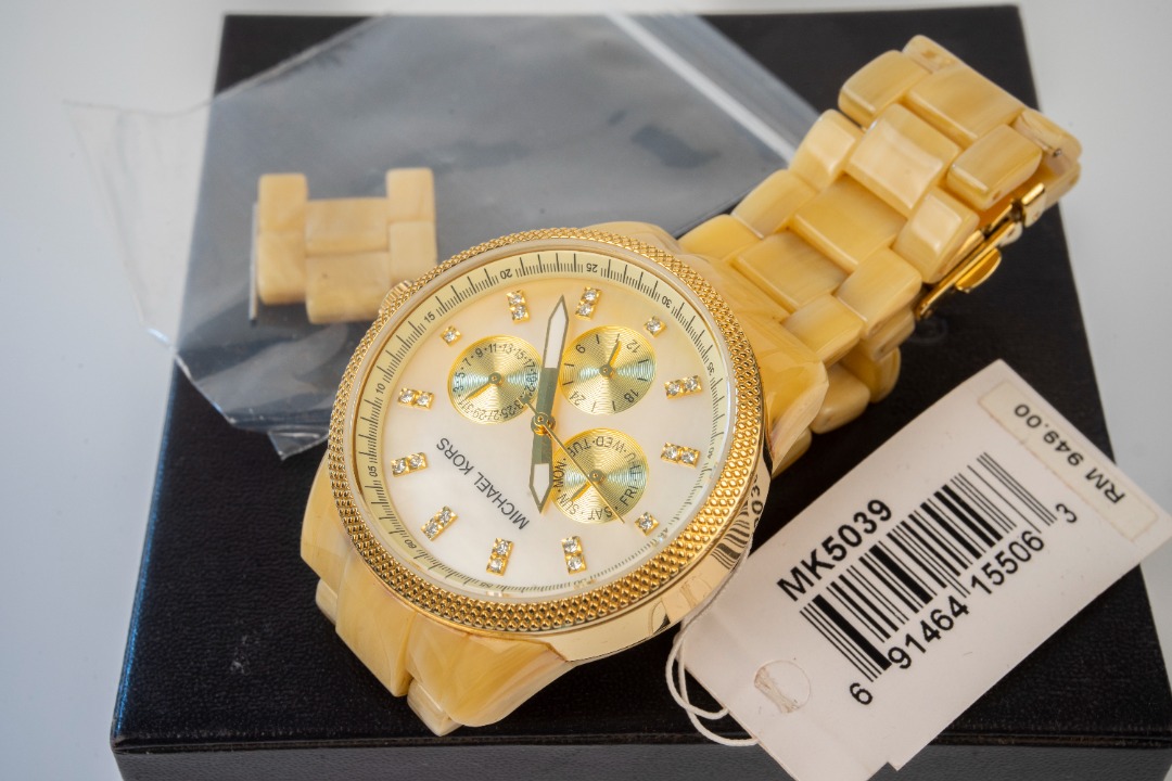 Michael Kors Cream Ivory Ladies Watch MK 5039