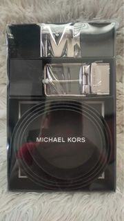 Michael Kors Men's 36H9MBLY4V Box Jet Set 4 In 1 Signature Leather Gift Set Belt