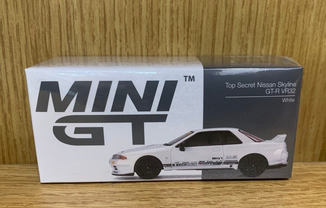 Mini GT 1/64 Top Secret Nissan Skyline GT-R VR32 White, 興趣及遊戲