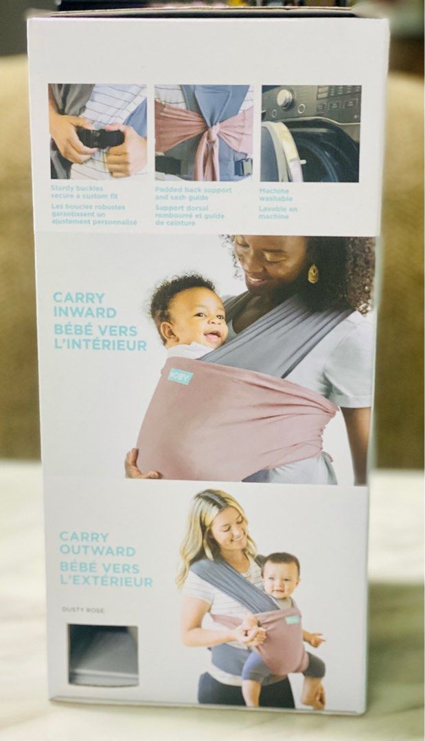 Moby easy wrap carrier with its Box, Babies & Kids, Going Out, Carriers