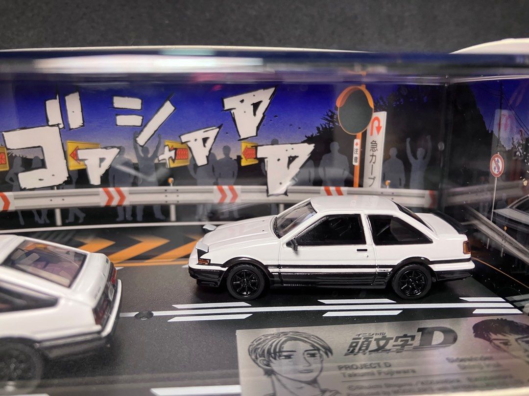 Modeler's 1/64 頭文字D vol.1 藤原拓海(AE86)&乾信司(AE86