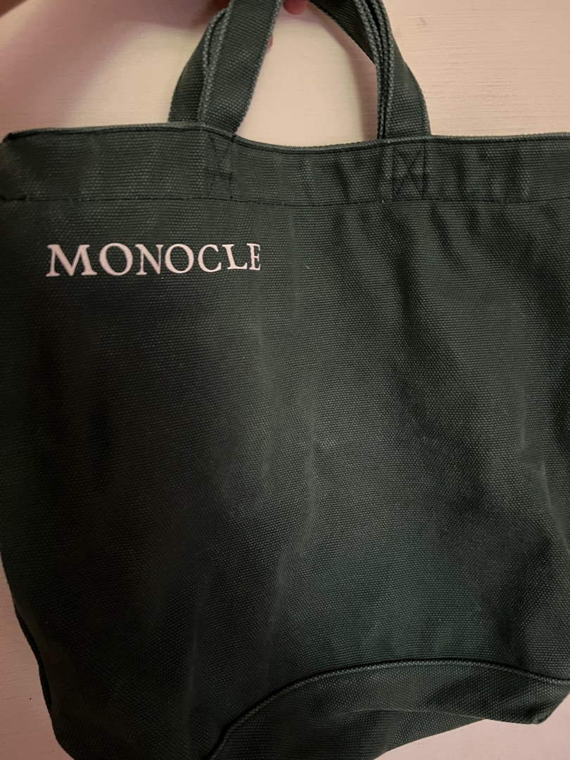 Monocle Green Tote, Women's Fashion, Bags & Wallets, Tote Bags on Carousell