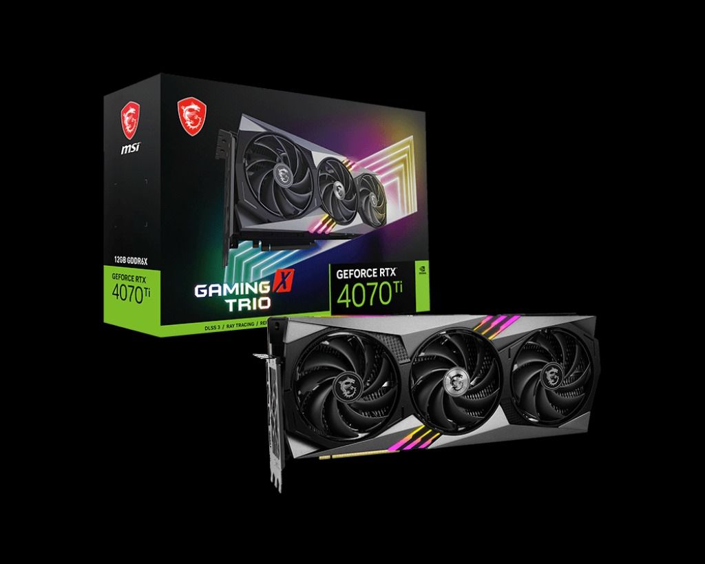 ⭕全新行貨⭕MSI GeForce RTX™ 4070 Ti GAMING X TRIO 12G⭕全新行貨