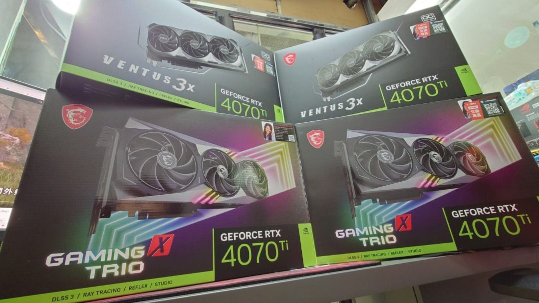 ⭕全新行貨⭕MSI GeForce RTX™ 4070 Ti GAMING X TRIO 12G⭕全新行貨