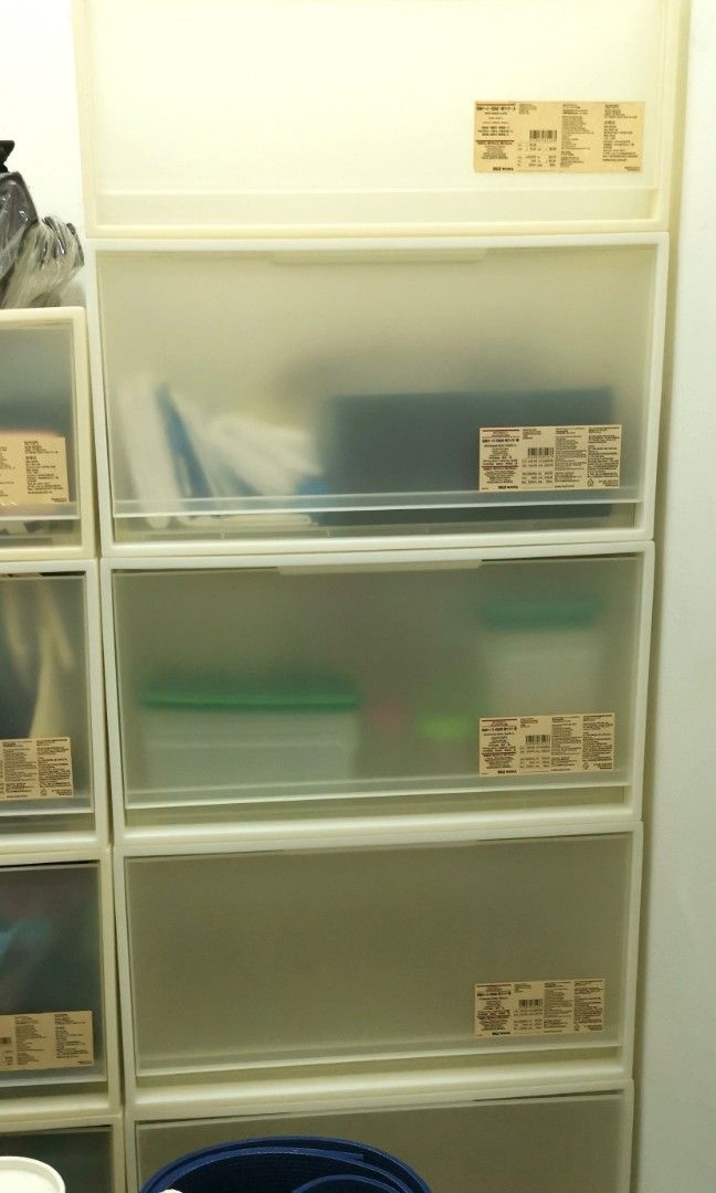 Muji storage box L, Furniture & Home Living, Furniture, Shelves