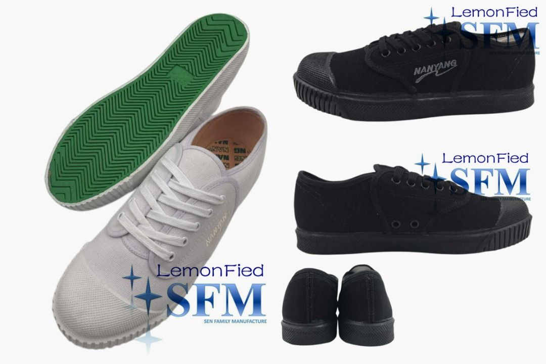 Nanyang White Size 35 47 School Shoes lace Sneaker Canvas Women s Fashion Footwear Sneakers on Carousell