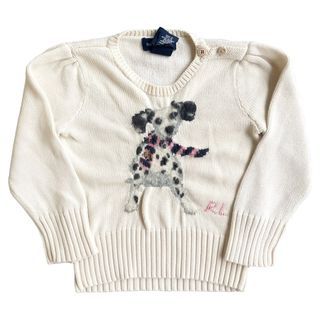 sweater polo ralph lauren rare puppy dog rajut ralph lauren polo cardi cardigan putih