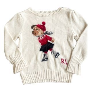 NEGO sweater polo ralph lauren rare puppy dog cardi rajut polo ralph lauren putih
