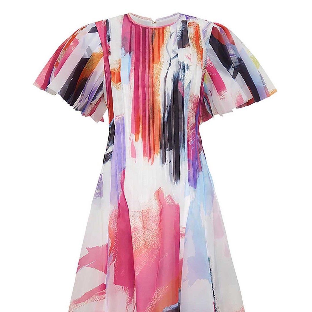 Rainbow accordion sales dress uk