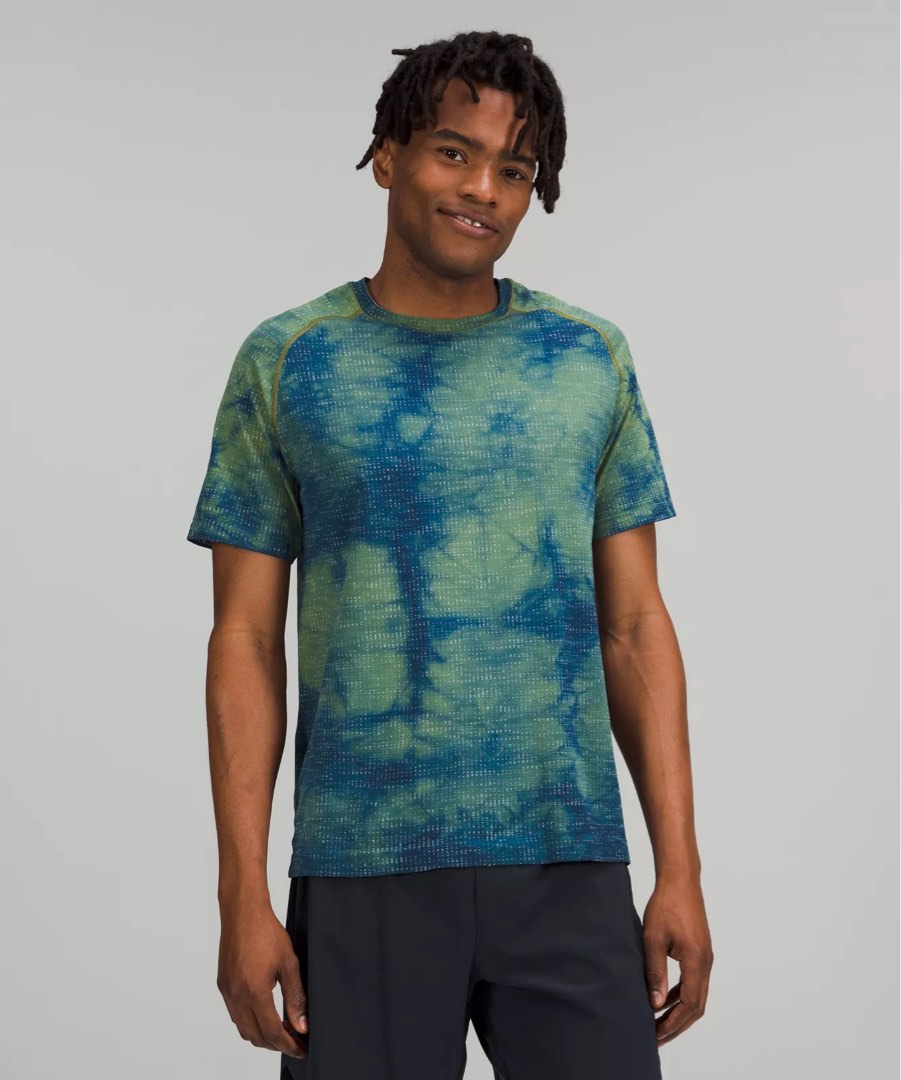 dark blue tie dye top