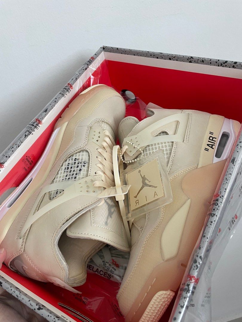 jordan 4 off white sail box