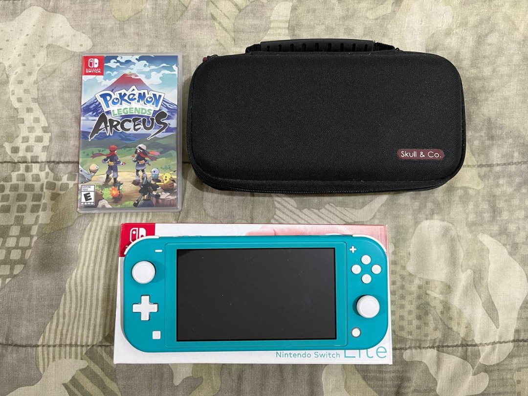 Nintendo Switch Lite with Pokemon Arceus and Skull & Co Accessories ...