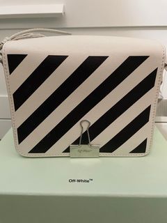 OFF-WHITE BINDER CLIP BAG