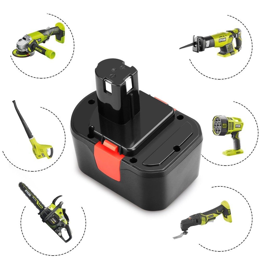 Ofpow 14.4V 3000mAh Ni MH Replacement Battery for Ryobi BPP 1413