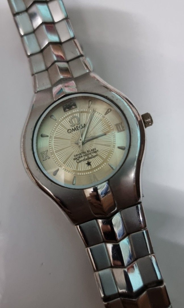 Omega crystal glass water resistant constellation 2025