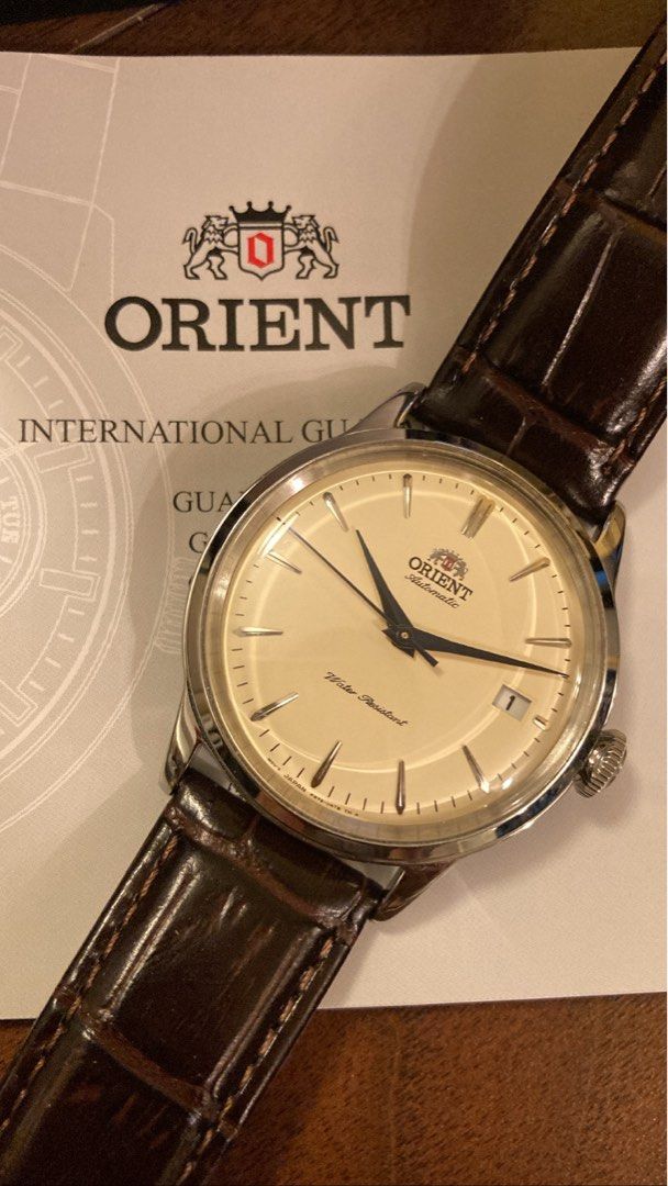 Orient Bambino 38mm, 名牌, 手錶 Carousell