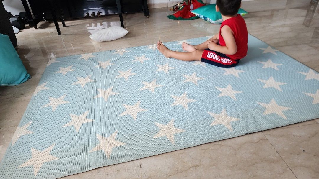 Parklon playmat, ikea tent and Ikea high chair, Babies & Kids, Infant