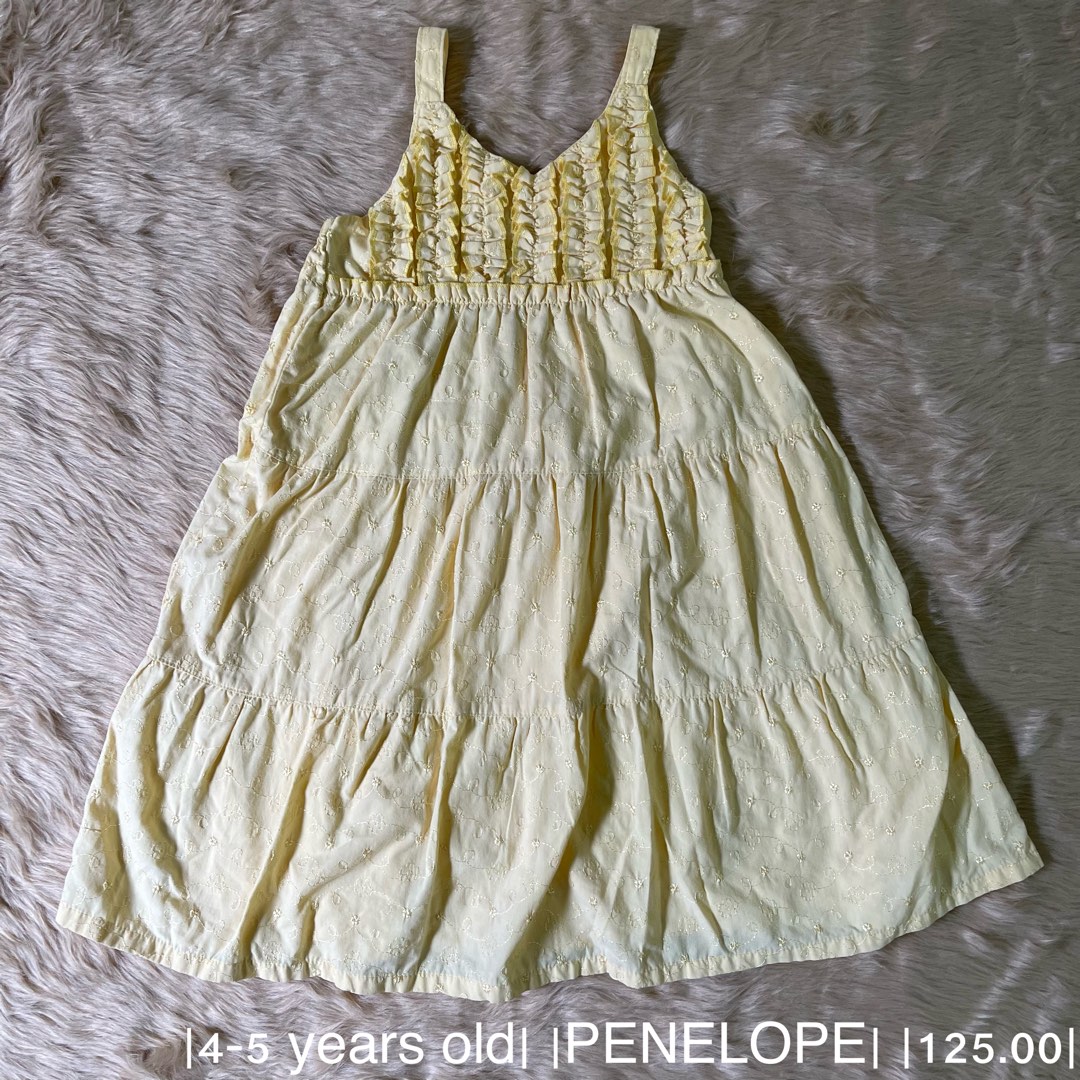 Penelope Mack Ltd Yellow Dress Babies Kids Babies Kids