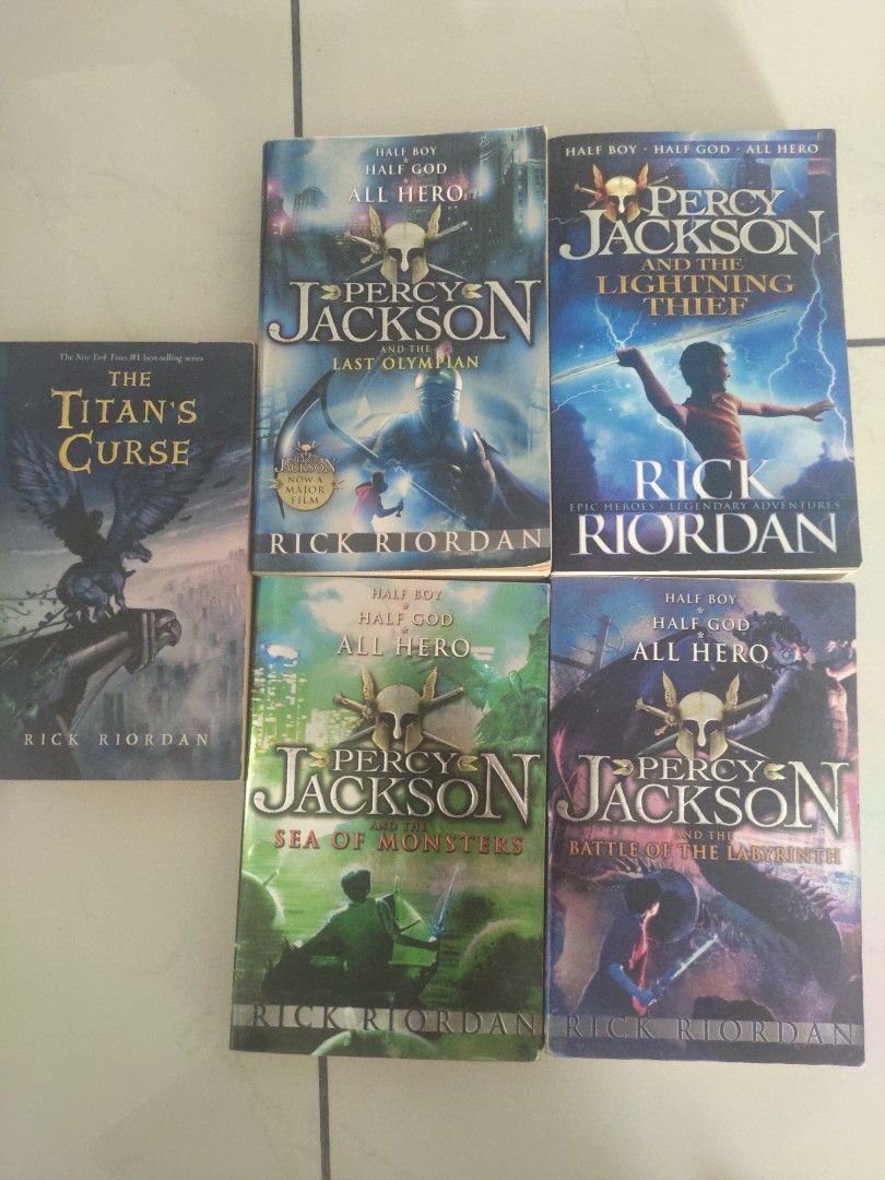 Percy Jackson Complete Series Hobbies Toys Books Magazines Storybooks On Carousell